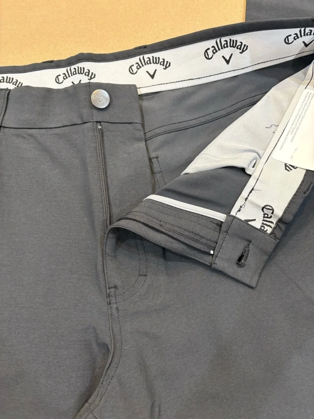 Callaway Men’s Performance Golf Pants Dark Grey Size 38x30 NWT